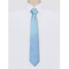 image:imageAllegra K Mens Solid Color Selftied Stripes Textured Wide Tie Neck Wedding Formal TiesSky Blue