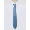 image:imageAllegra K Mens Solid Color Selftied Stripes Textured Wide Tie Neck Wedding Formal TiesSteel Blue