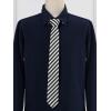 image:imageAllegra K Mens Stripe Necktie SelfTied Linen Slim Ties for Business CasualBlack
