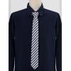 image:imageAllegra K Mens Stripe Necktie SelfTied Linen Slim Ties for Business CasualBlue