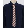image:imageAllegra K Mens Stripe Necktie SelfTied Linen Slim Ties for Business CasualRed