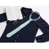 image:imageAllegra K Mens Stripe Necktie SelfTied Linen Slim Ties for Business CasualSky Blue