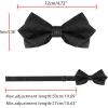 image:imageAllegra K Mens Striped PreTied Bow Tie Adjustable Neck Bowties Wedding Formal TiesBlack