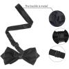 image:imageAllegra K Mens Striped PreTied Bow Tie Adjustable Neck Bowties Wedding Formal TiesBlack
