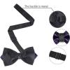 image:imageAllegra K Mens Striped PreTied Bow Tie Adjustable Neck Bowties Wedding Formal TiesPurple