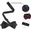 image:imageAllegra K Mens Striped PreTied Bow Tie Adjustable Neck Bowties Wedding Formal TiesRed