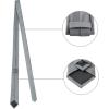 image:imageAllegra K Necktie PreTied Bowtie and Pocket Square Set Ties for Wedding BusinessDark Gray