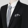 image:imageAllegra K Necktie PreTied Bowtie and Pocket Square Set Ties for Wedding BusinessDark Gray