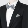 image:imageAllegra K Necktie PreTied Bowtie and Pocket Square Set Ties for Wedding BusinessDark Gray