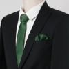 image:imageAllegra K Necktie PreTied Bowtie and Pocket Square Set Ties for Wedding BusinessDark Green