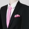 image:imageAllegra K Necktie PreTied Bowtie and Pocket Square Set Ties for Wedding BusinessPink