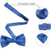 image:imageAllegra K Necktie PreTied Bowtie and Pocket Square Set Ties for Wedding BusinessRoyal Blue