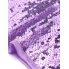 image:imageAllegra K Womens Sequin Tops Metallic Sparkle Glitter Sleeveless Camisole Tank Top Party Club Crop TopsLight Purple