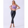 image:imageAllegra K Womens Sequin Tops Metallic Sparkle Glitter Sleeveless Camisole Tank Top Party Club Crop TopsLight Purple