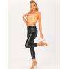 image:imageAllegra K Womens Sequin Tops Metallic Sparkle Glitter Sleeveless Camisole Tank Top Party Club Crop TopsOrange