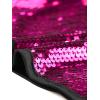 image:imageAllegra K Womens Sequin Tops Metallic Sparkle Glitter Sleeveless Camisole Tank Top Party Club Crop TopsRose Red