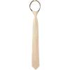 image:imageAllegra K Mens Skinny Pretied Solid Color Zipper Ties Neck Adjustable Strap Wedding Groom TieChampagne