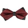 image:imageAllegra K Mens Striped PreTied Bow Tie Adjustable Neck Bowties Wedding Formal TiesRed