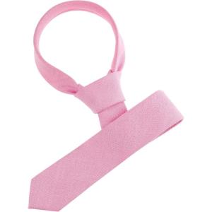 image:imageAllegra K Mens Self Tied Solid Color Formal Casual Skinny NecktiePink