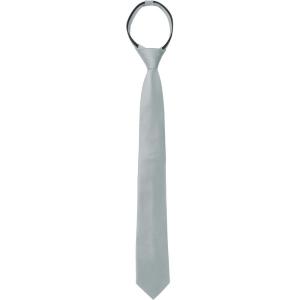 image:imageAllegra K Mens Skinny Pretied Solid Color Zipper Ties Neck Adjustable Strap Wedding Groom TieGray