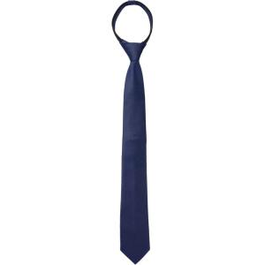 image:imageAllegra K Mens Skinny Pretied Solid Color Zipper Ties Neck Adjustable Strap Wedding Groom TieNavy Blue