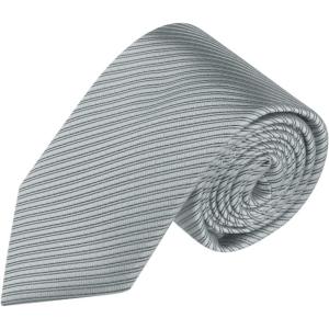 image:imageAllegra K Mens Solid Color Selftied Stripes Textured Wide Tie Neck Wedding Formal TiesCement Grey
