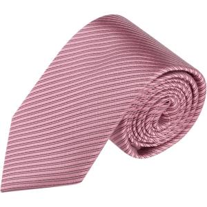image:imageAllegra K Mens Solid Color Selftied Stripes Textured Wide Tie Neck Wedding Formal TiesDusty Pink