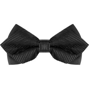 image:imageAllegra K Mens Striped PreTied Bow Tie Adjustable Neck Bowties Wedding Formal TiesBlack