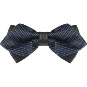 image:imageAllegra K Mens Striped PreTied Bow Tie Adjustable Neck Bowties Wedding Formal TiesBlue