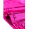 image:imageAllegra K Metallic Crop Top for Womens Sleeveless Cut Out Party Clubwear Holographic Tank TopsFuschia Pink