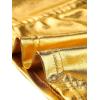 image:imageAllegra K Metallic Crop Top for Womens Sleeveless Cut Out Party Clubwear Holographic Tank TopsGold