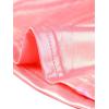 image:imageAllegra K Metallic Crop Top for Womens Sleeveless Cut Out Party Clubwear Holographic Tank TopsLight Pink