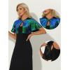 image:imageAllegra K Sequin Bolero for Womens Sparkly Crop Glitter Formal Shrug for Evening DressesGreen Blue