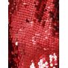 image:imageAllegra K Sequin Bolero for Womens Sparkly Crop Glitter Formal Shrug for Evening DressesRed