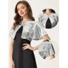 image:imageAllegra K Sequin Bolero for Womens Sparkly Crop Glitter Formal Shrug for Evening DressesSilver