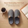 image:imageAllegra K Womens House Shoes Slip on Snow Winter Warm Indoor Outdoor SlippersBlack