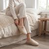image:imageAllegra K Womens House Shoes Slip on Snow Winter Warm Indoor Outdoor SlippersCamel