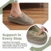 image:imageAllegra K Womens House Shoes Slip on Snow Winter Warm Indoor Outdoor SlippersGreen
