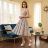 image:imageAllegra K Womens Platform Bow Chunky Heels TStrap Mary Janes PumpsPink