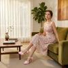 image:imageAllegra K Womens Platform Bow Chunky Heels TStrap Mary Janes PumpsPink