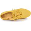 image:imageAllegra K Womens Platform Chunky Heel Lace Up Yellow Booties 6 M US