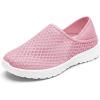 image:imageAllegra K Womens Casual Slipon Shoes Men TwoWay Lightweight Breathable Unisex Shoes Pink 9women75men