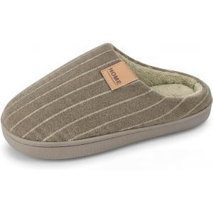 image:imageAllegra K Womens House Shoes Slip on Snow Winter Warm Indoor Outdoor SlippersGreen