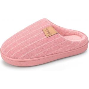 image:imageAllegra K Womens House Shoes Slip on Snow Winter Warm Indoor Outdoor SlippersPink