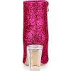 image:imageAllegra K Womens Clear Block Heel Glitter Hot Pink Ankle Boots 7 m US