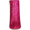 image:imageAllegra K Womens Clear Block Heel Glitter Hot Pink Ankle Boots 7 m US