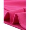 image:imageAllegra K Womens Cowl Neck Tops Long Sleeve Buttons Decor Tuinc Shirts Ruched TopFushcia Pink