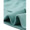 image:imageAllegra K Womens Cowl Neck Tops Long Sleeve Buttons Decor Tuinc Shirts Ruched TopMint Green