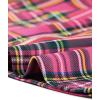 image:imageAllegra K Womens Plaid Tube Dress Zip Up Strap Sleeveless Party Mini ALine DressHot Pink