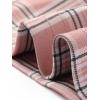 image:imageAllegra K Womens Plaid Tube Dress Zip Up Strap Sleeveless Party Mini ALine DressPink